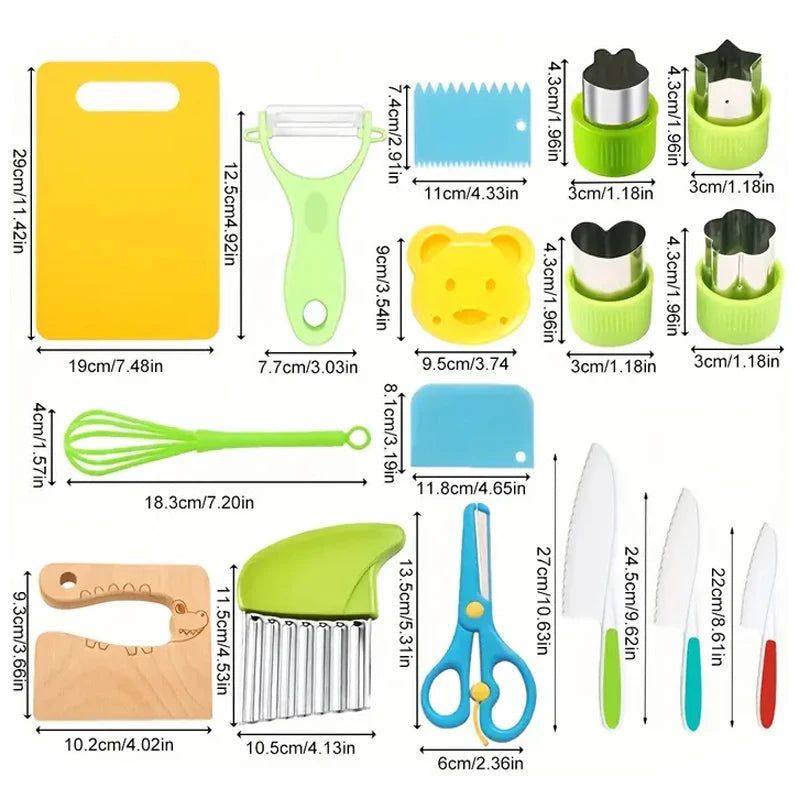 Kids Cooking Cutter Set