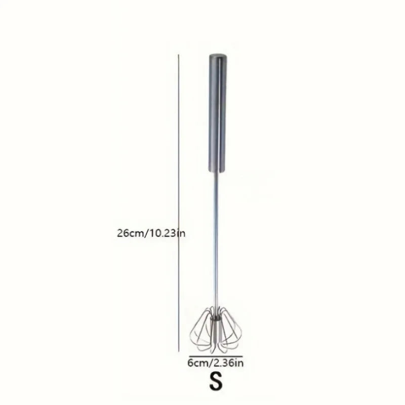 Stainless Steel Rotary Egg Beater