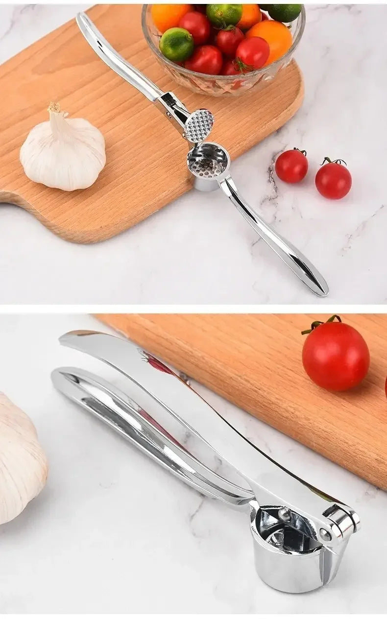 Garlic Press Zinc Alloy & Stainless Steel