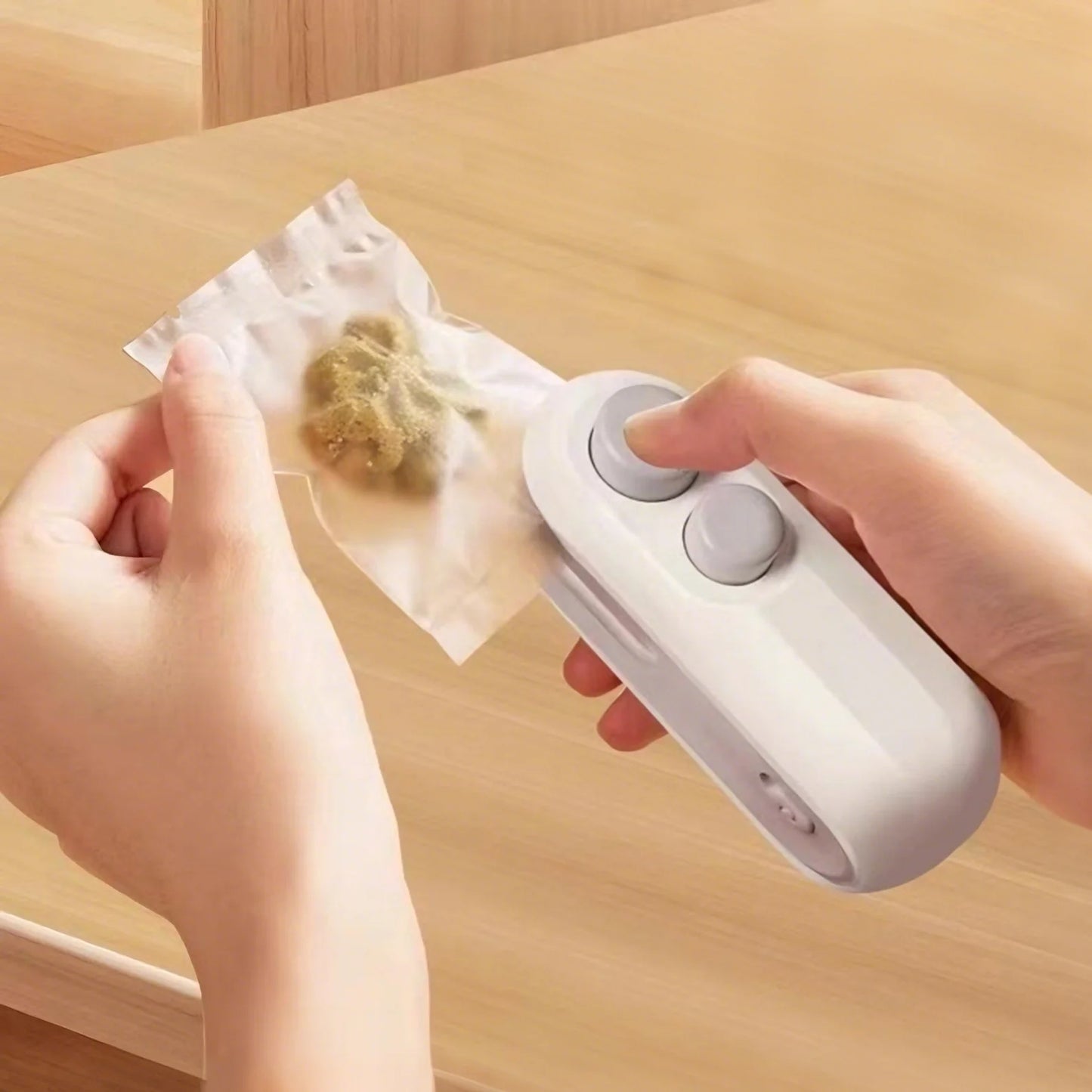Portable Rechargeable 2-in-1 Bag Sealer & Cutter