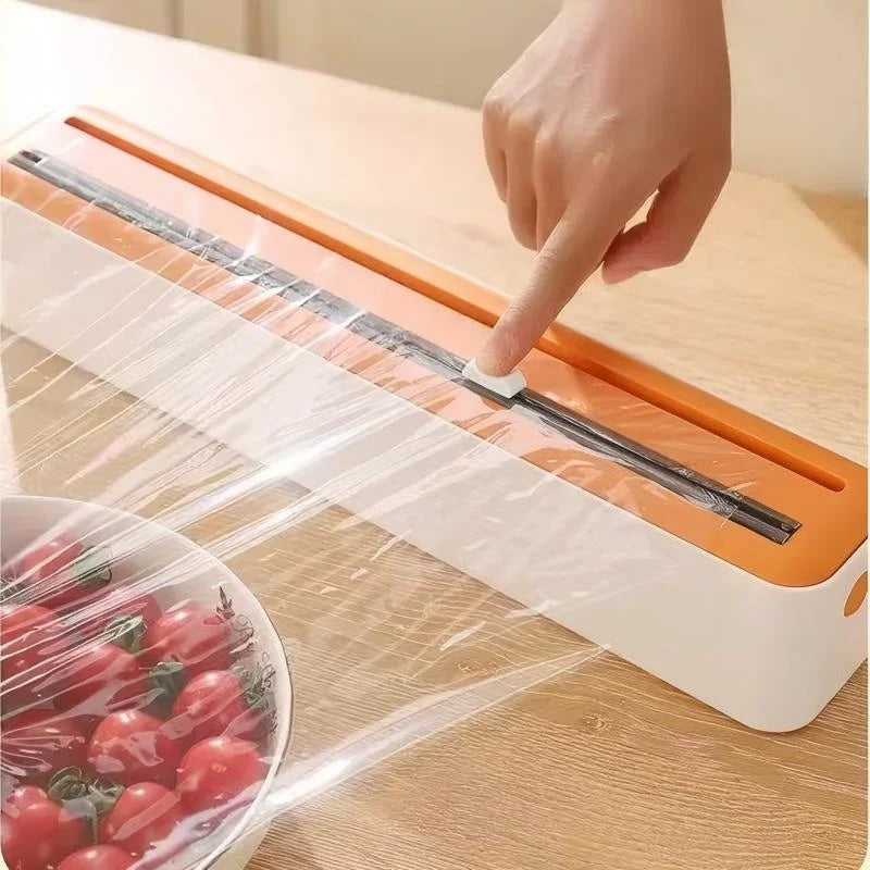 Large Size Plastic Wrap Dispenser with Cutter,