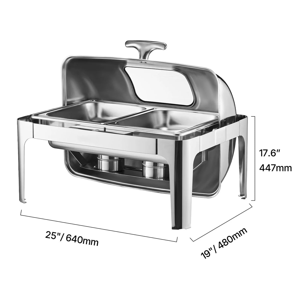 9Qt Roll Top Chafing Dish Buffet