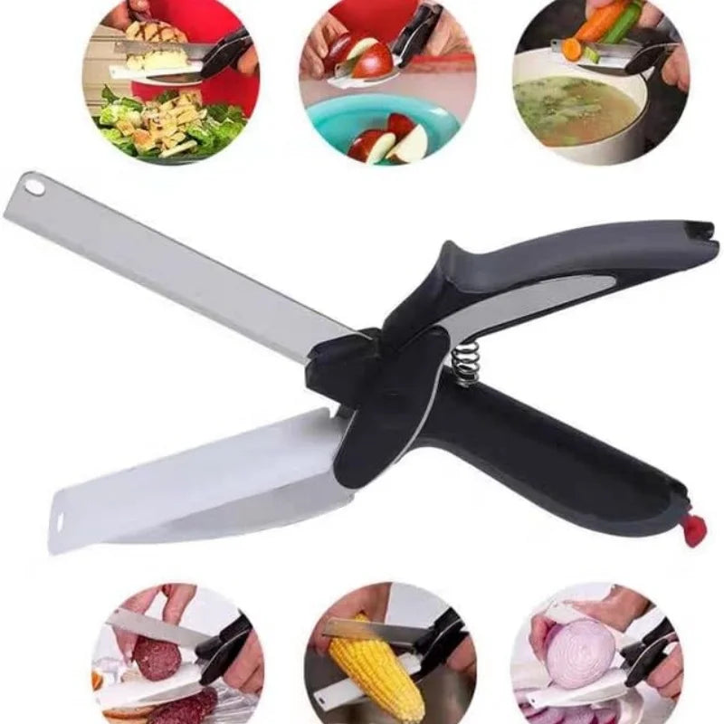 2 in 1 Kitchen Scissors for Food