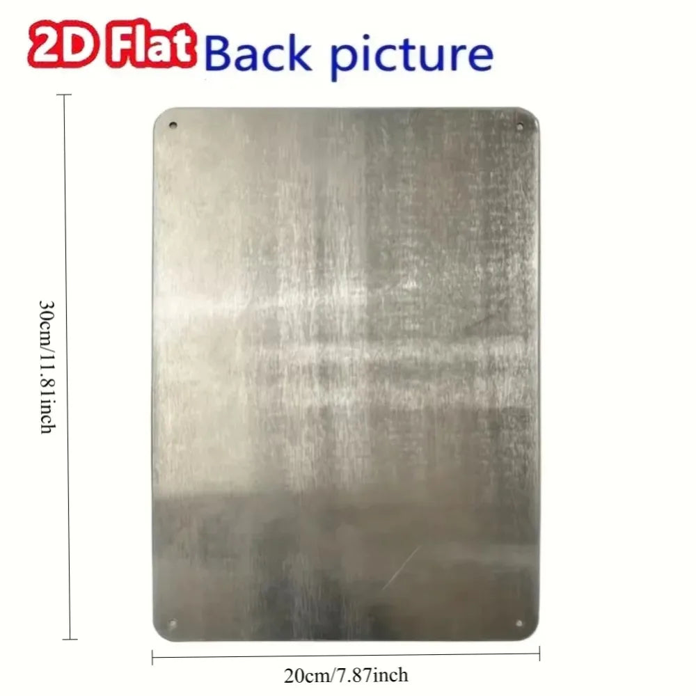 Vintage Valentine 2D Metal Sign