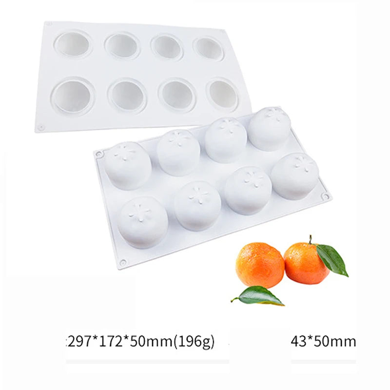 Pineapple Pear Peach Fruit Series Cake Silicone Mold