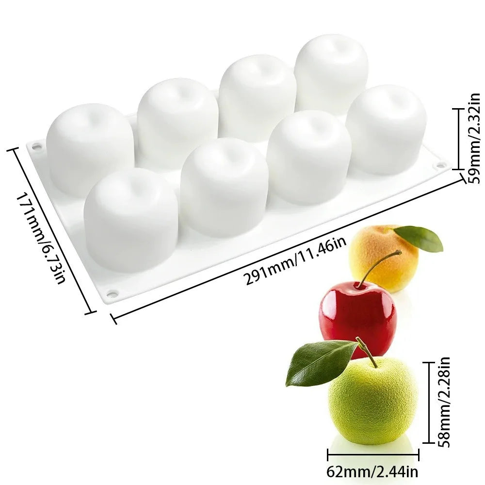 Pineapple Pear Peach Fruit Series Cake Silicone Mold