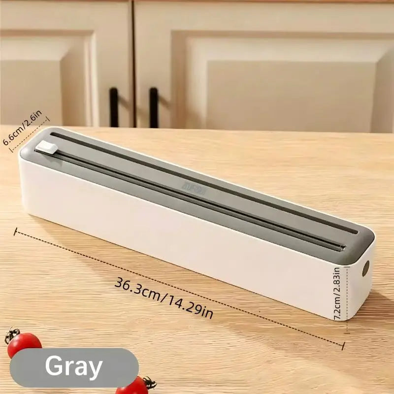 Large Size Plastic Wrap Dispenser with Cutter,