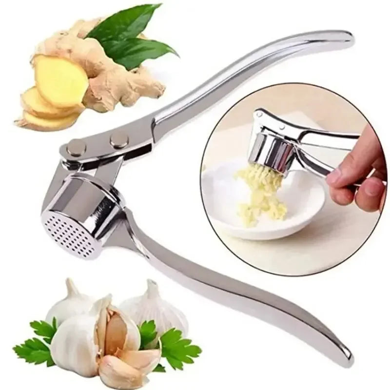 Garlic Press Zinc Alloy & Stainless Steel