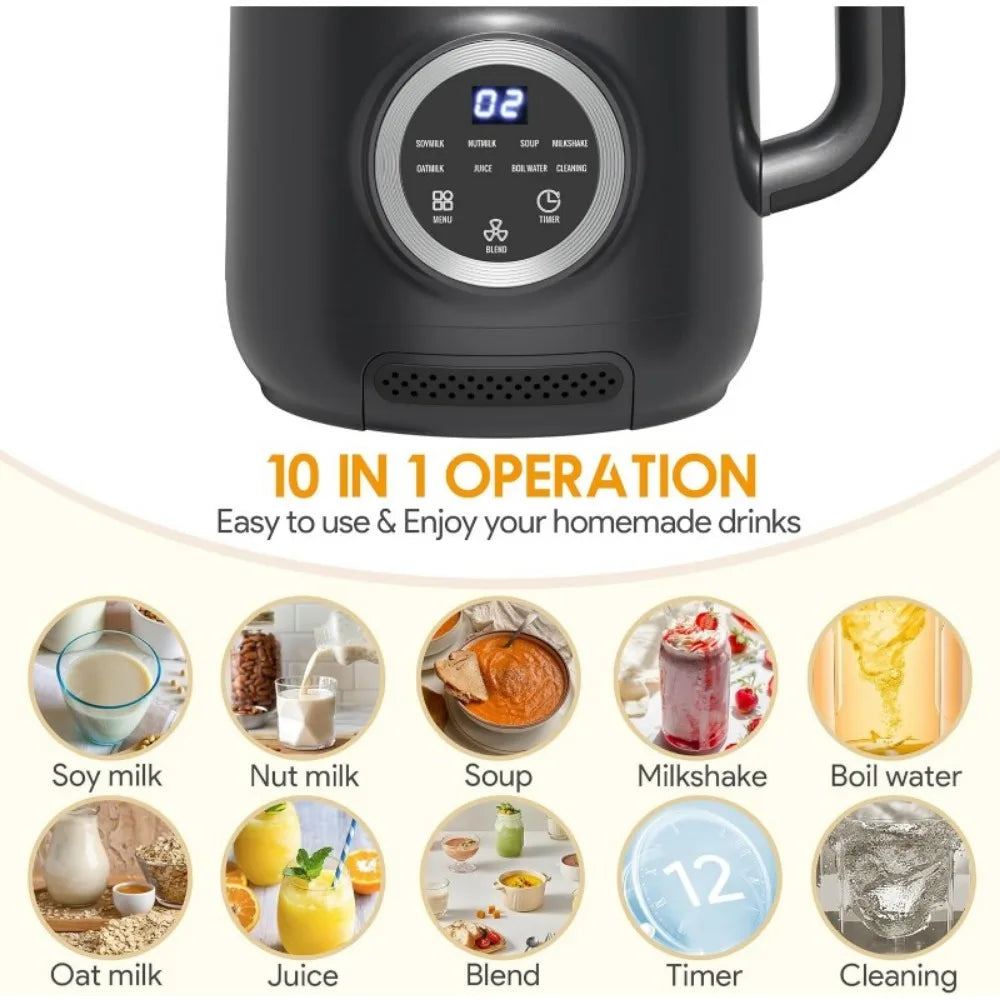 10-in-1 Multifunctional Nut Milk Maker 40oz