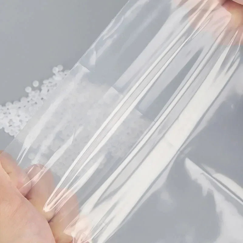 200/100PCS Transparent Zip Bags Food