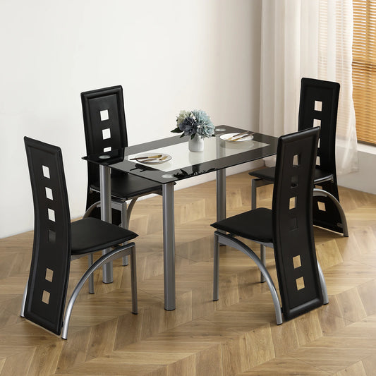 5 Pieces Dining Table Set for 4
