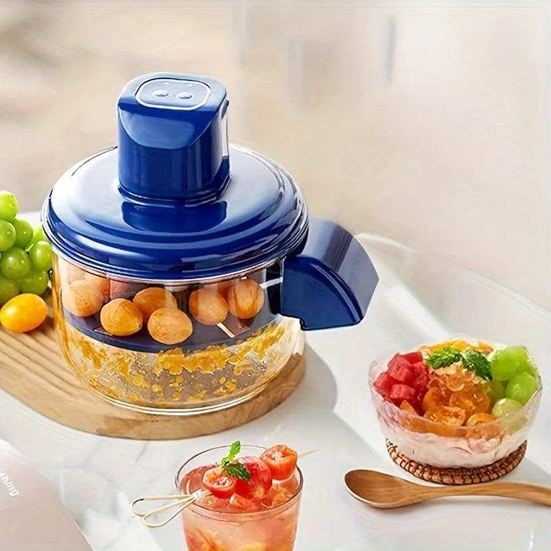 Rechargeable Electric Grape Fruit Peeler - Automatic Fruit and Vegetable Cutter Suitable for Kitchens