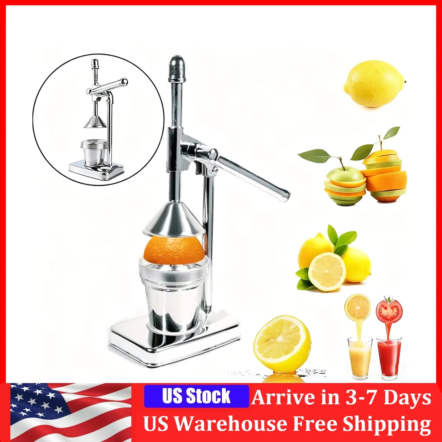 Orange Juice Maker Stainless Steel