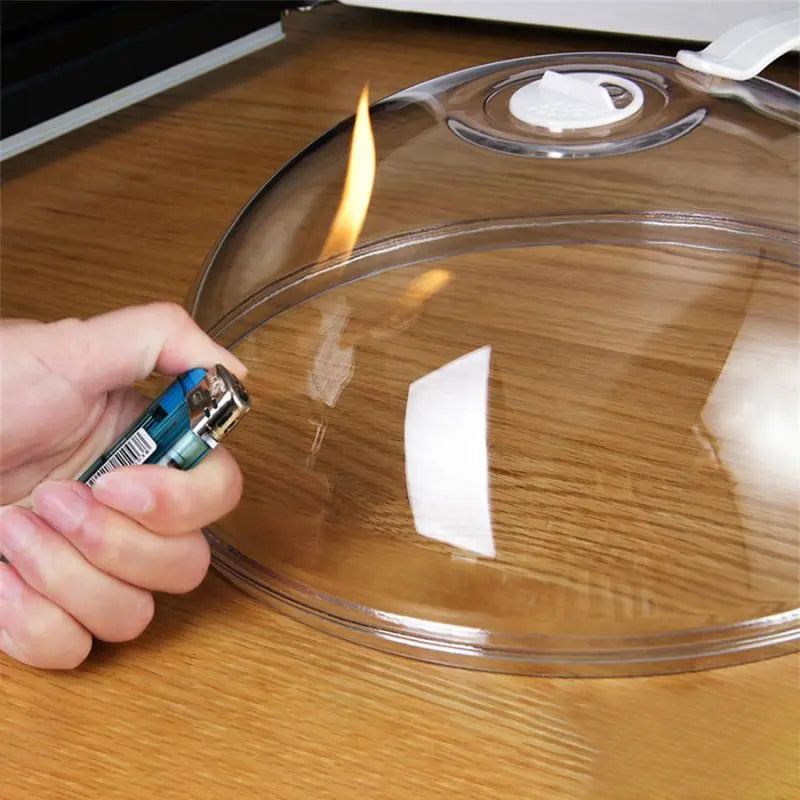 Microwave food splash proof cover,