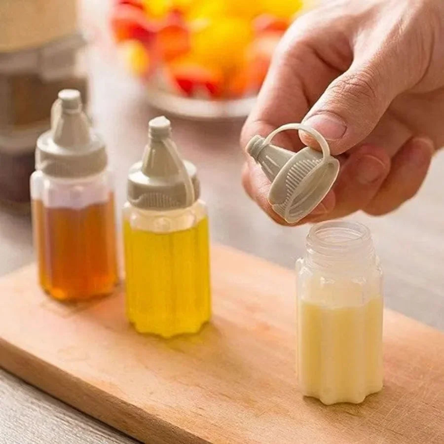 4pcs Mini Jam Squeeze Bottle