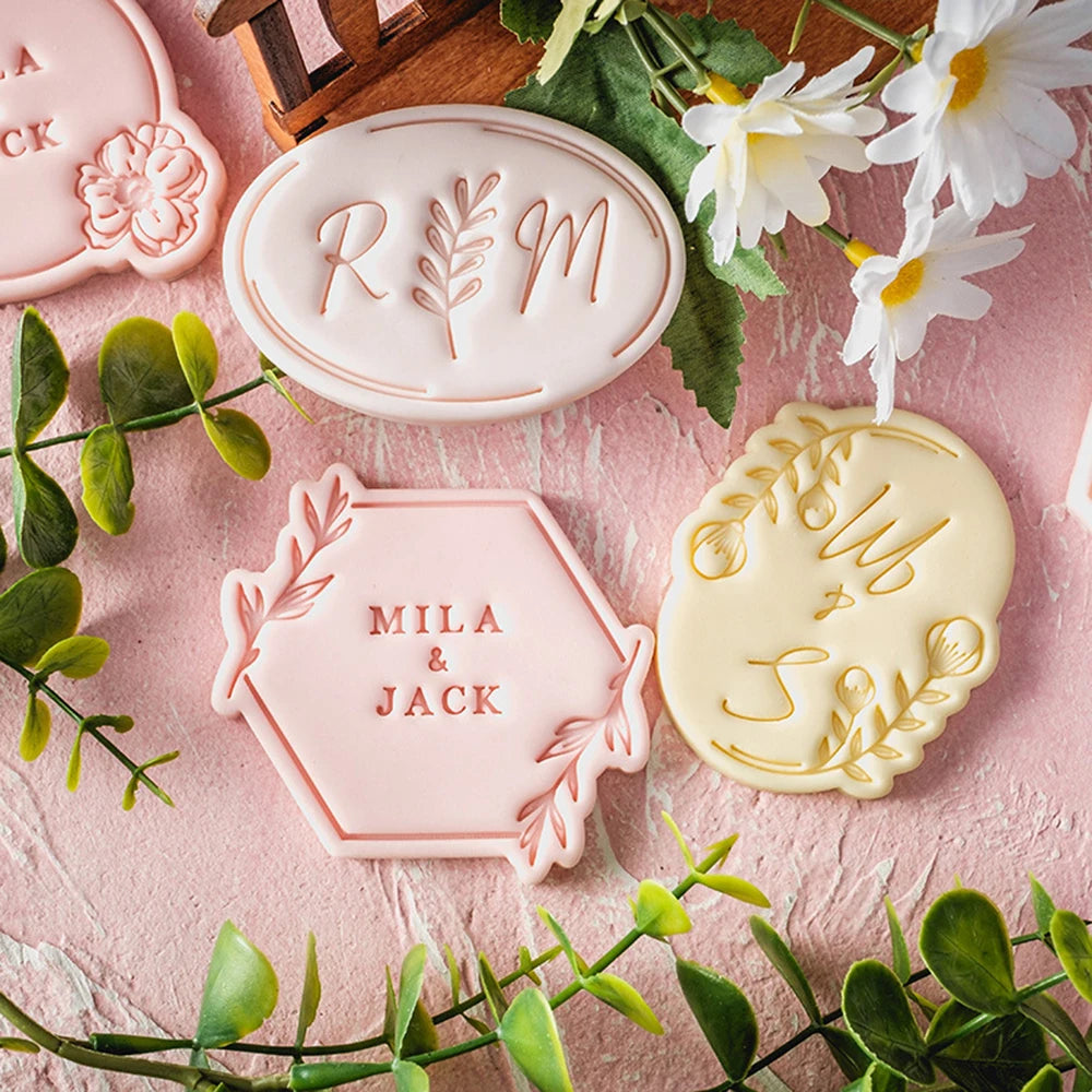 Pattern Blessing Cookie Mold Wedding Birthday Cake Cutting Mold