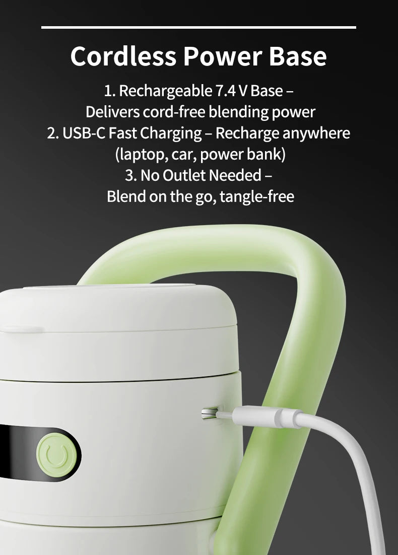 Blender for Shakes & Smoothies!  USB Rechargeable,