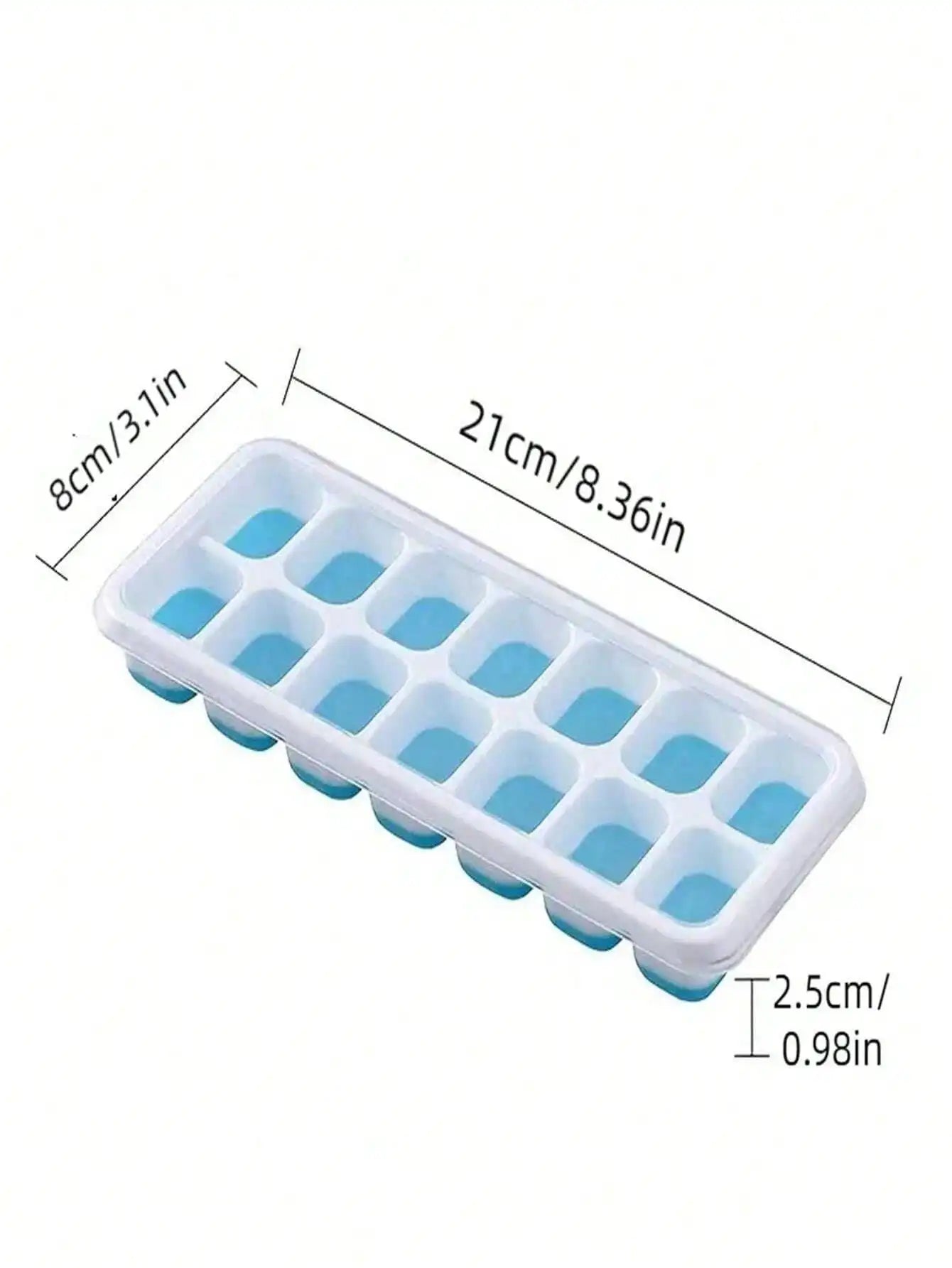 1/2/4pcs Silicone Ice Cube Trays,