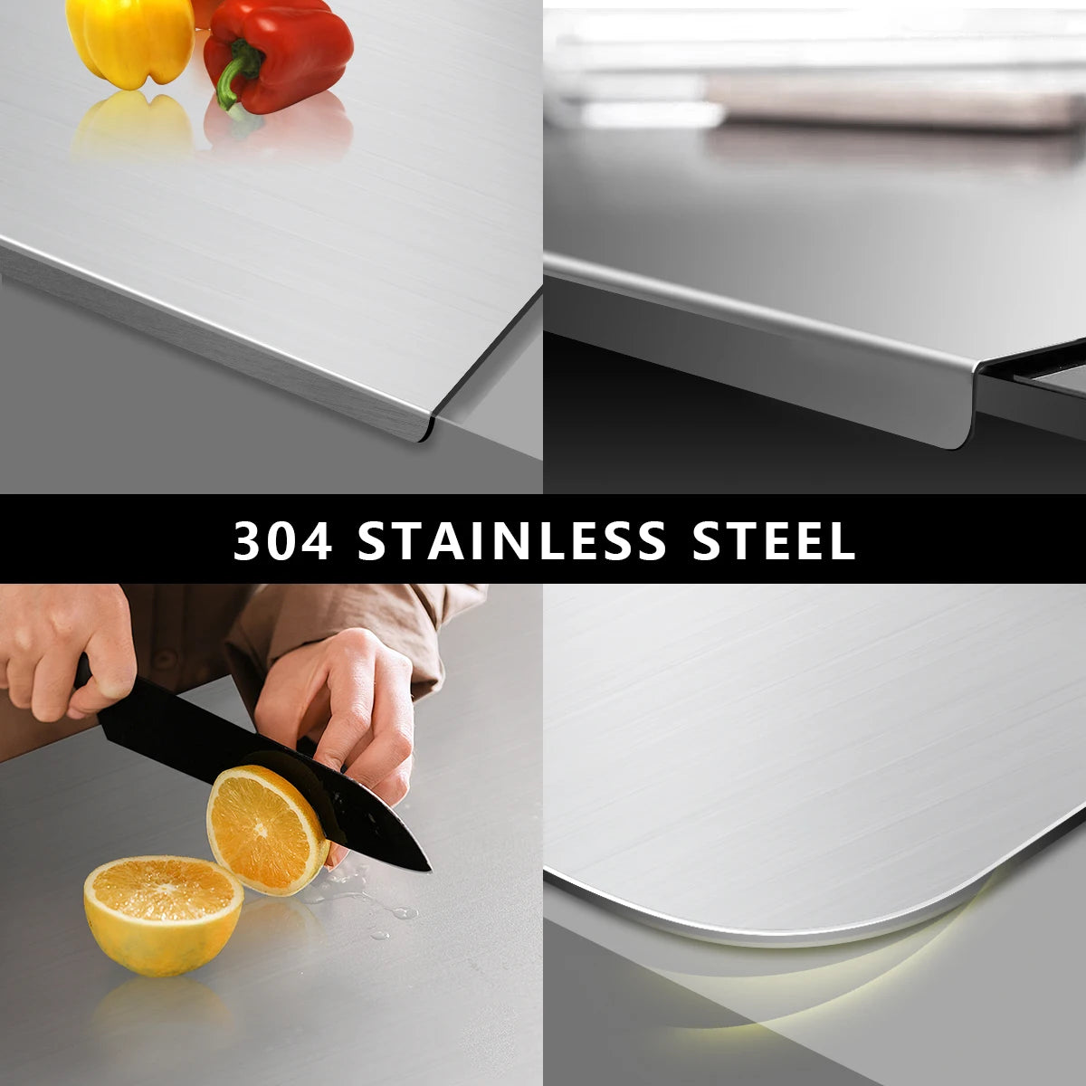 304 Stainless Steel Cutting Board Butcher Block