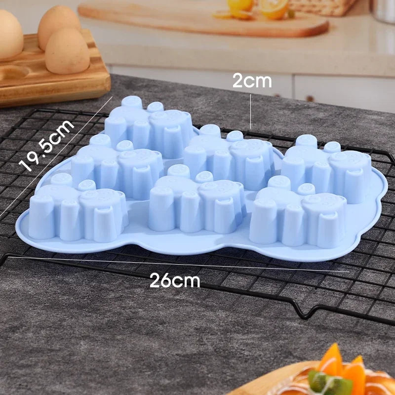 3D Lovely Bear Cake Mold