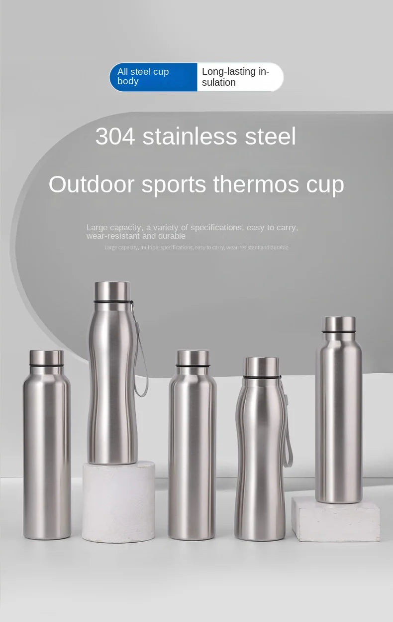 1000ml Stainless Steel Sport Water Bottle