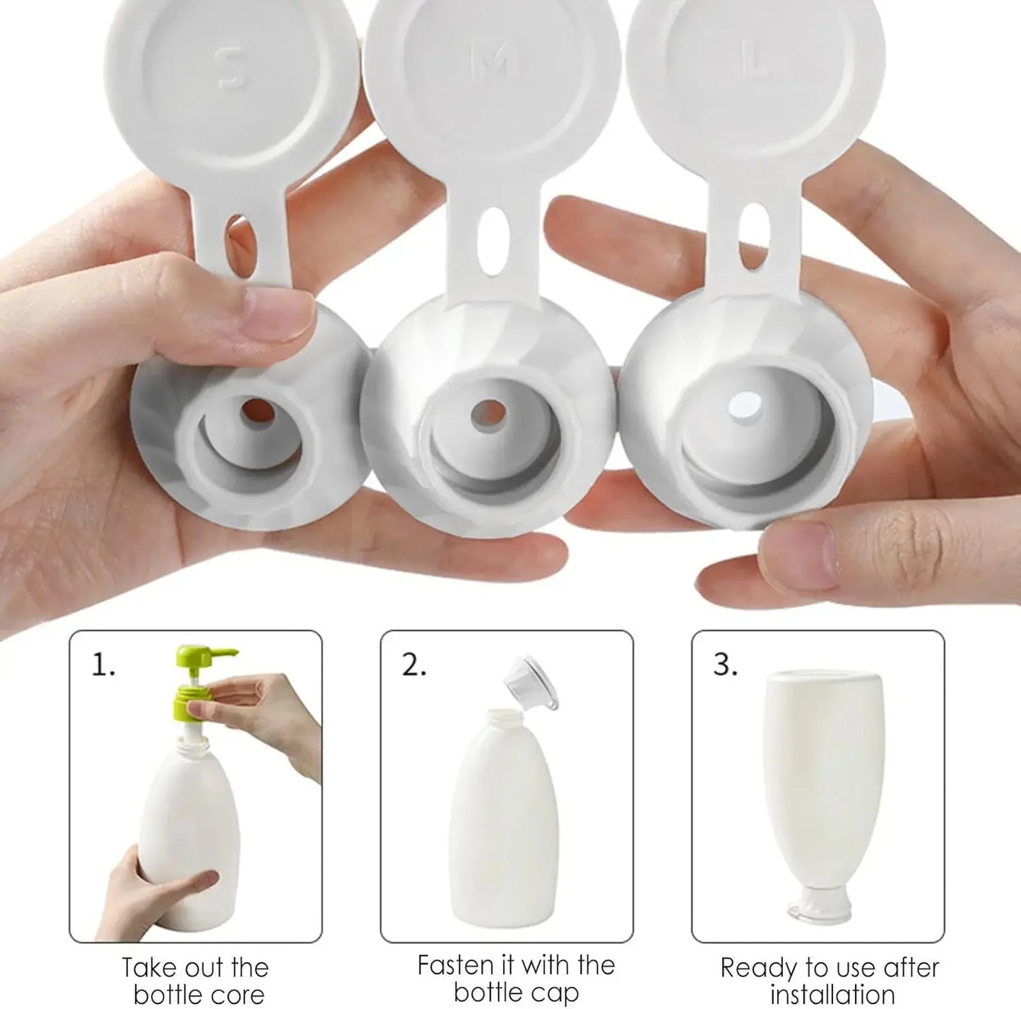 Wholesale Plastic Bottle Cap 3pcs