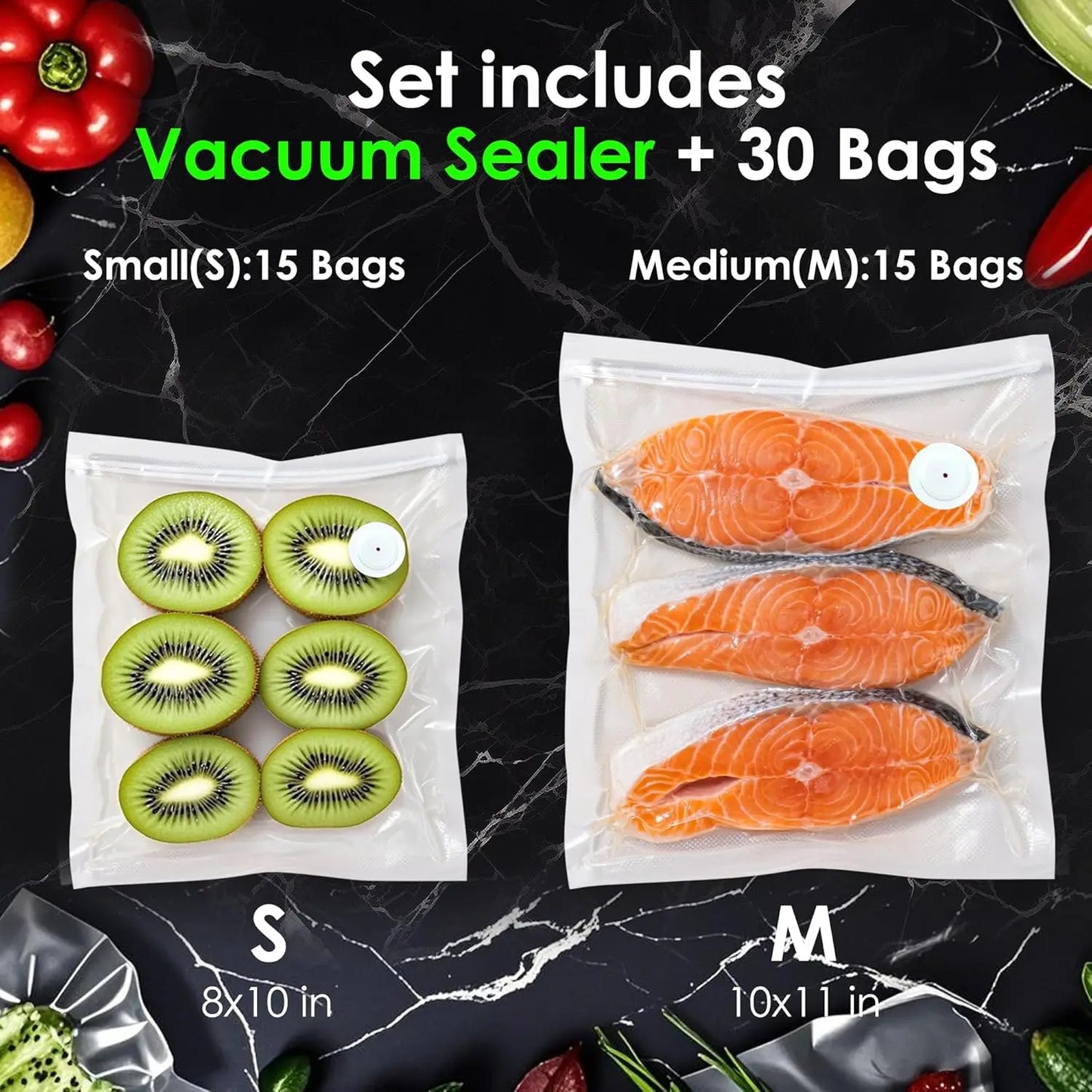 Vacuum Sealer, Portable handheld Vacuum Sealer Portable display, 2