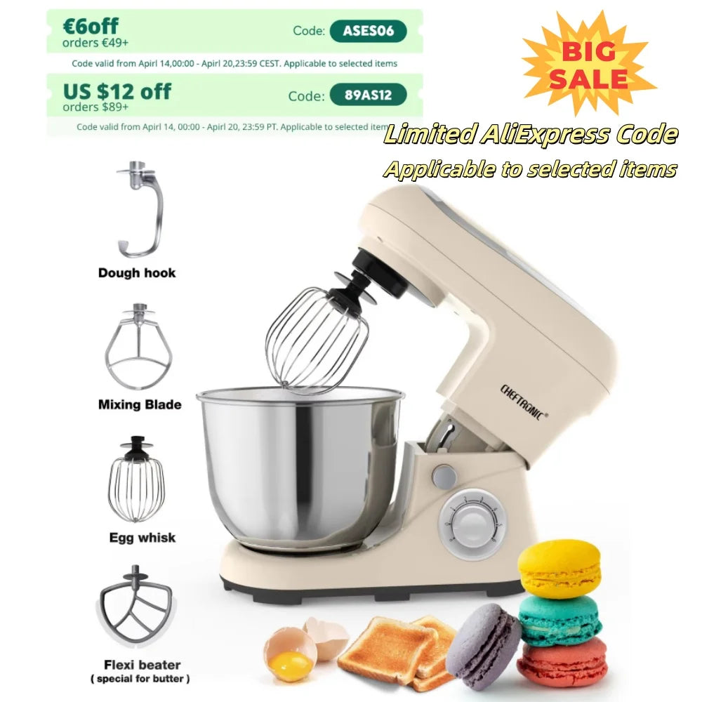 1pc CHEFTRONIC Stand Mixer,5Qt