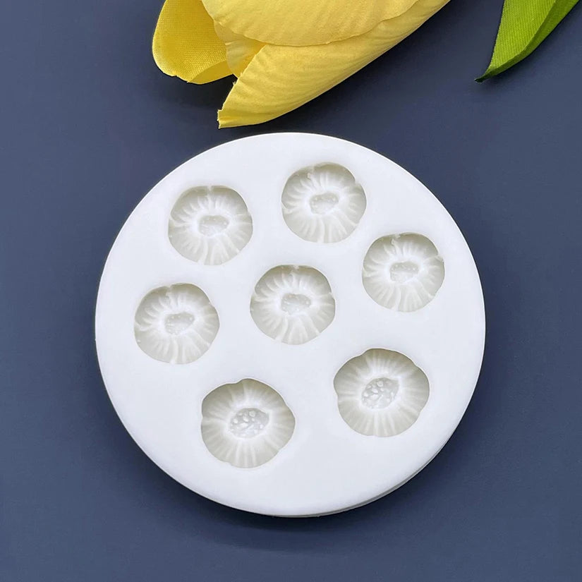 Flower Daisy Silicone Sugarcraft Mold