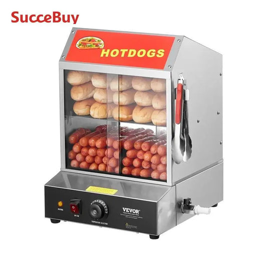SucceBuy 27/37L 2Tiers Hot Dog Steamer