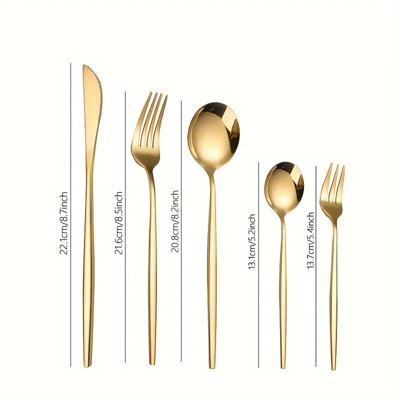 60pcs Stainless Steel Cutlery