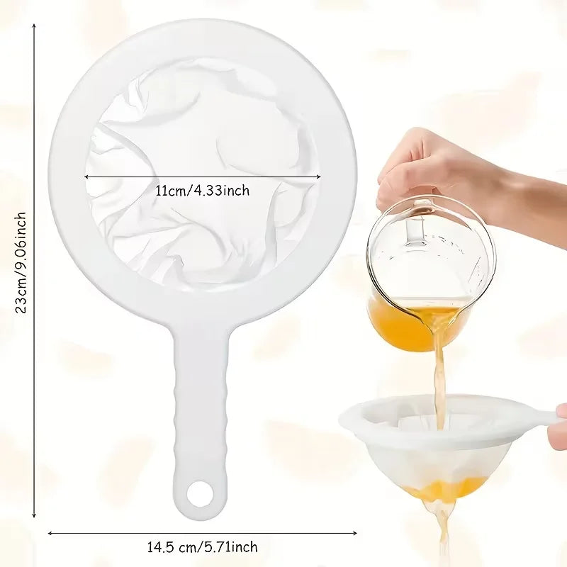 1PC Fine Mesh Strainer Spoon for Coffee, Milk,