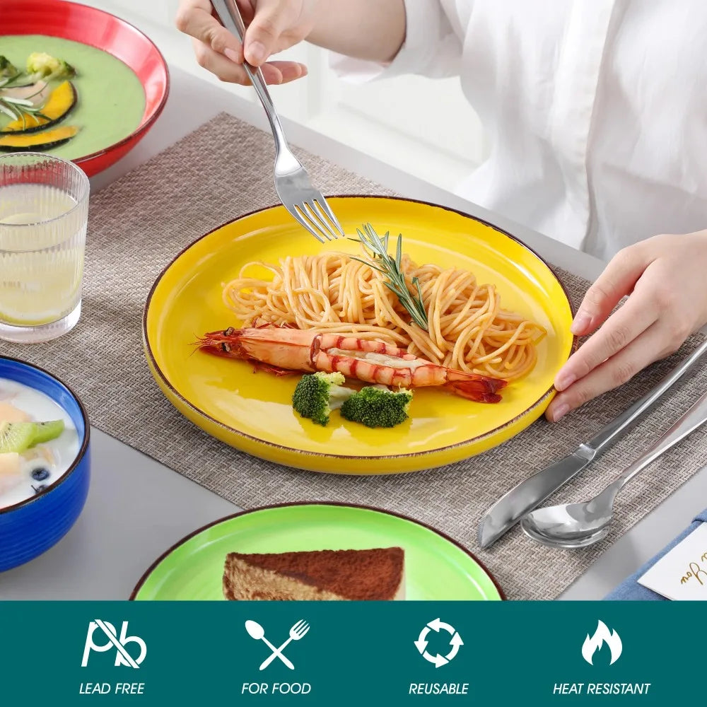 Vancasso 24PCS Ceramic Plate Tableware