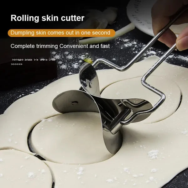 Dough Making Tools StainlSteel Rolling Baozi Dumpling Wrapper Maker