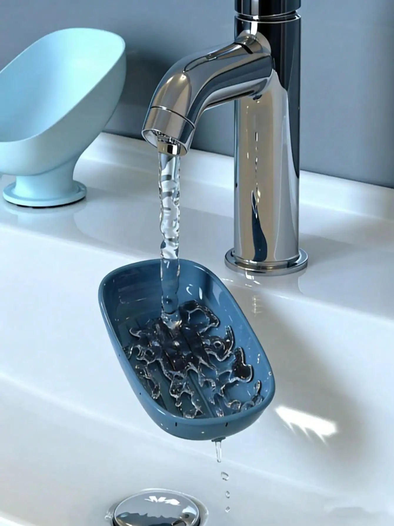 Cute Octopus Suction Cup Soap Dish With Drainage Hole,