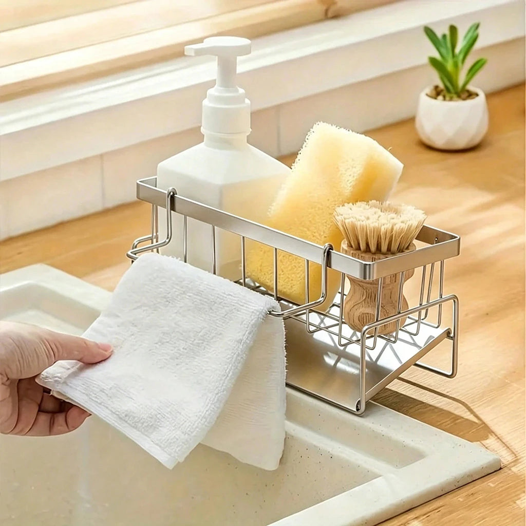 5 PCS Stainless Steel Sponge Holder