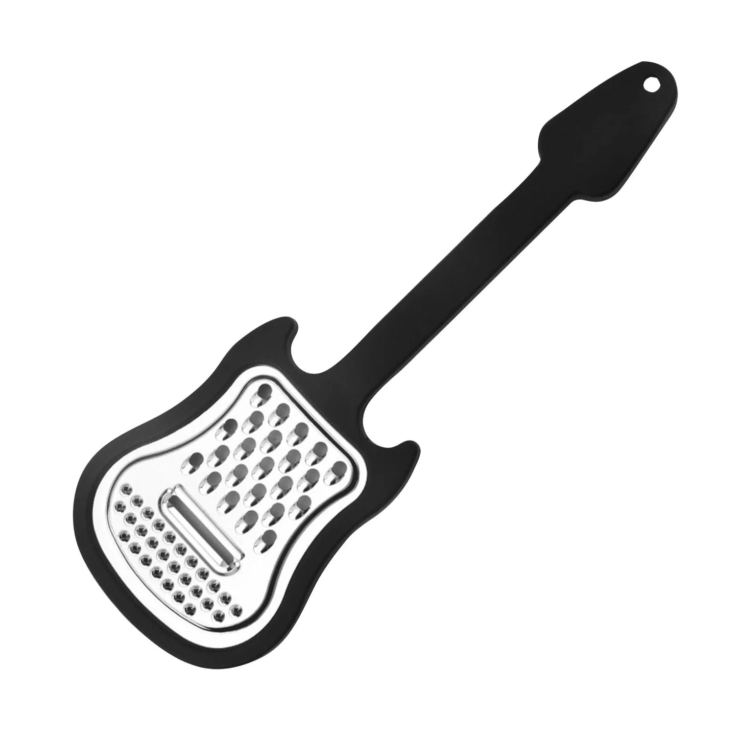 Stainless Steel Cheese Grater | Food Grater And Chopper Guitar Design | Kitchen Handheld Grater | Comfort Grip Kitchen Food Grat