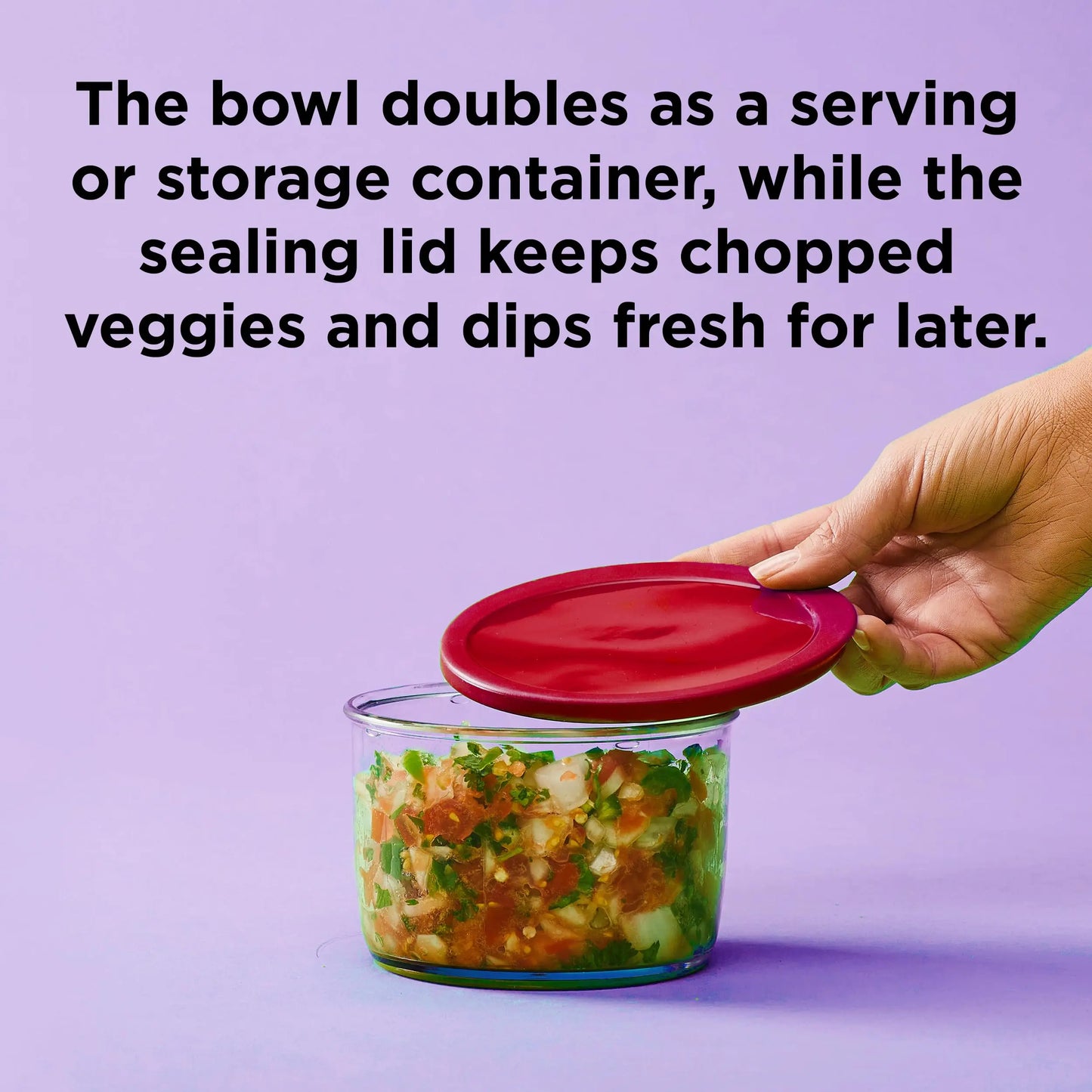 Hand-Powered Veggie Chopper