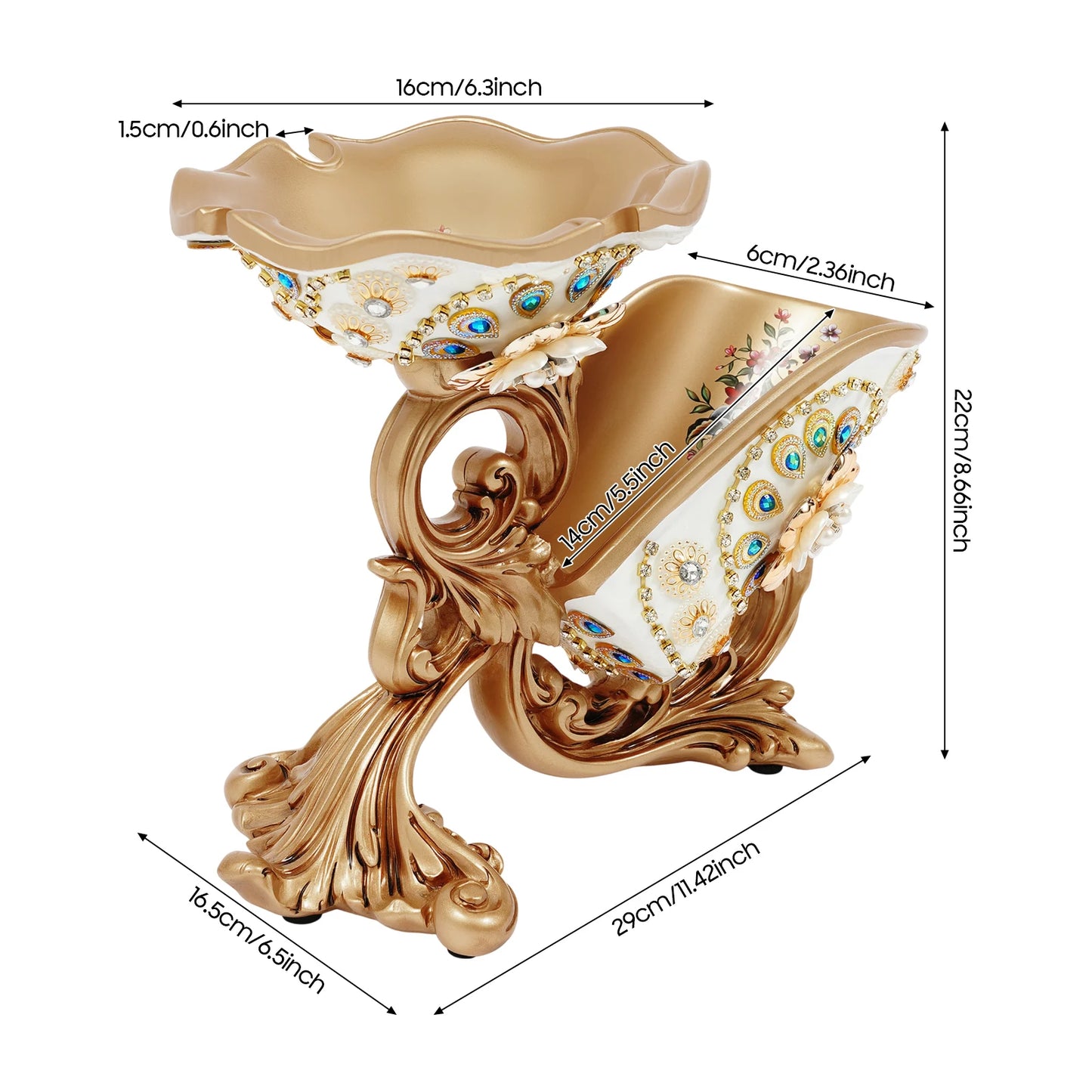 European High Foot Wine Glass Holder