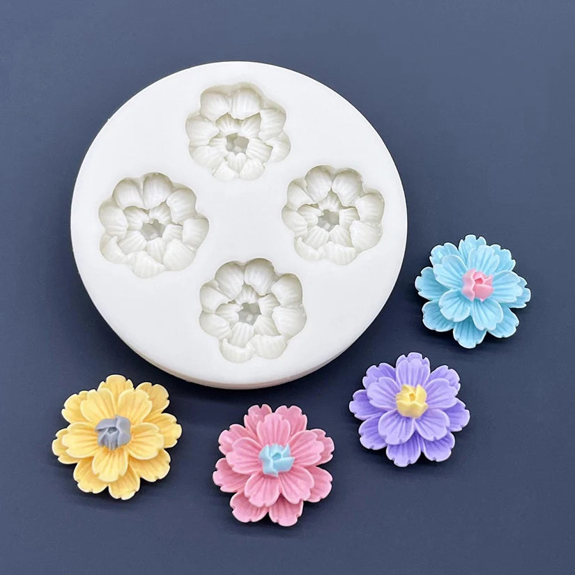 Flower Daisy Silicone Sugarcraft Mold