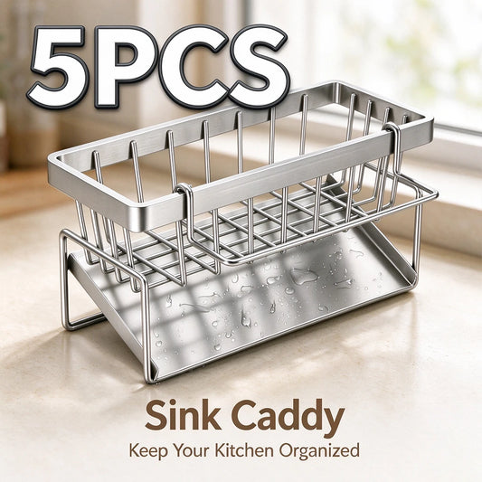5 PCS Stainless Steel Sponge Holder