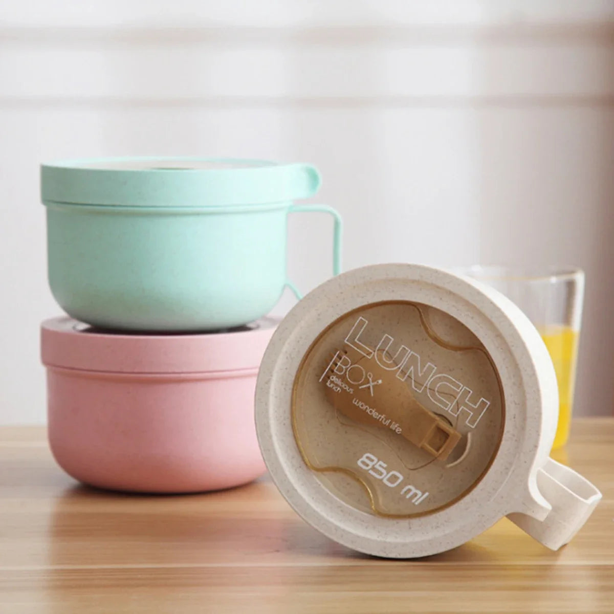 850ml Microwave Soup Bowl with Lid