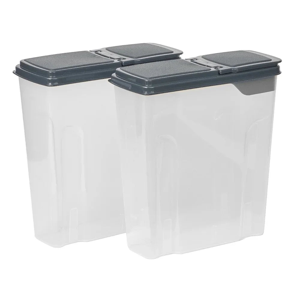 2-Pack Plastic Cereal Dispenser