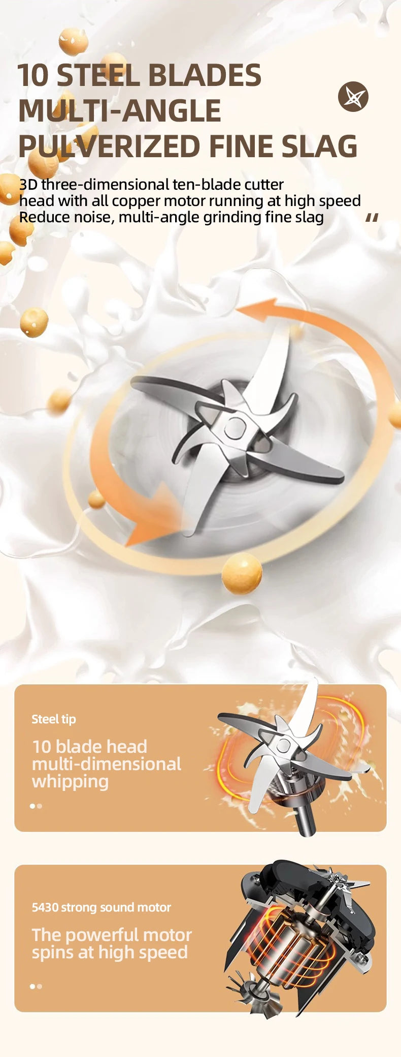 8-in-1 Multifunctional Automatic Nut Milk Machine&Coffee Maker