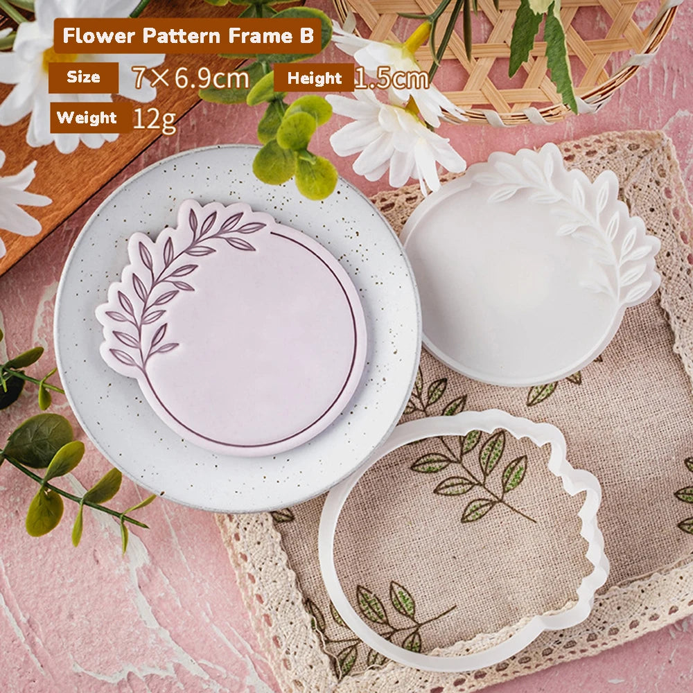 Pattern Blessing Cookie Mold Wedding Birthday Cake Cutting Mold