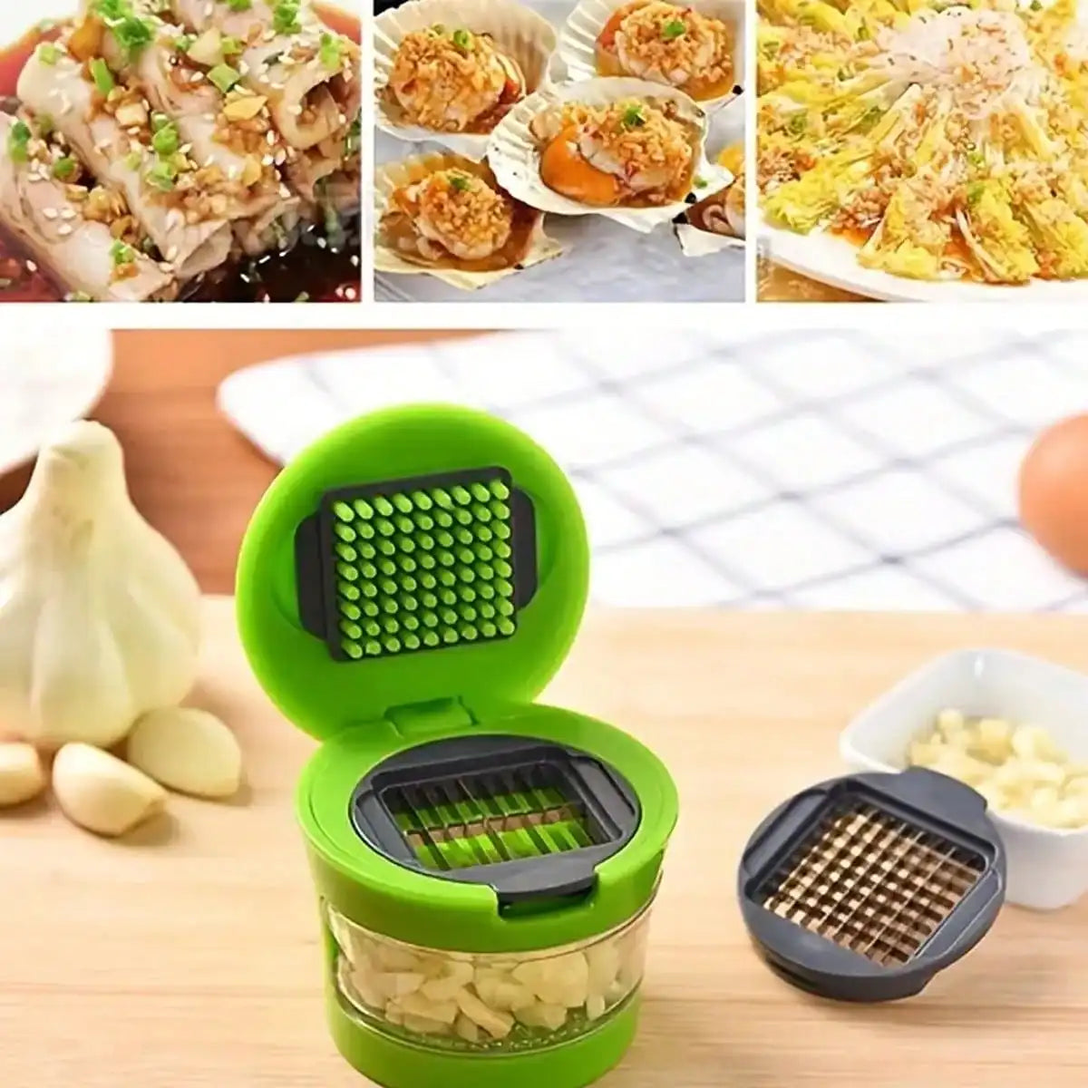 Multi-functional Garlic Press,