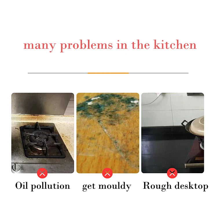Marble Kitchen Oil-Proof Film Waterproof Moisture-Proof Self-Adhesive Wallpaper