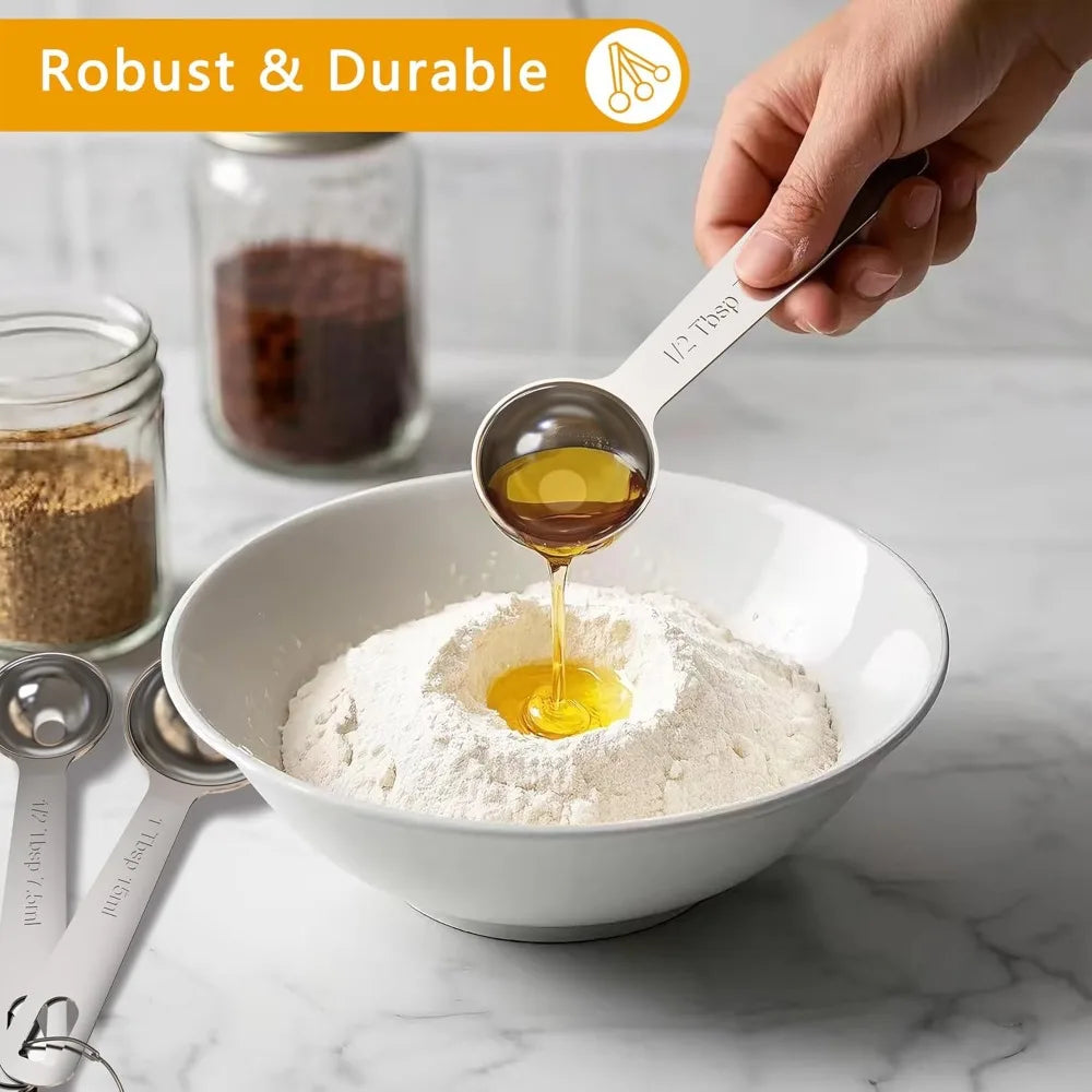 Stainless Steel Measuring Spoons Set