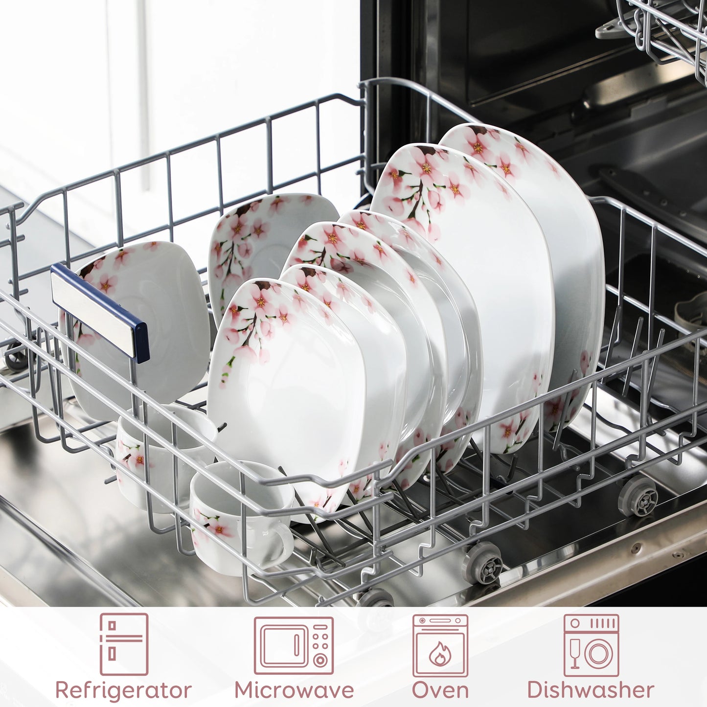 VEWEET ANNIE 30/24/20 Pcs Porcelain Dinnerware Set