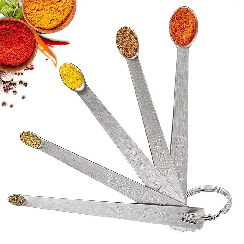 5Pcs/set Mini Measuring Spoon Set